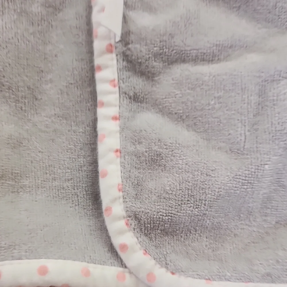 Gray Elephant Hooded Baby Towel